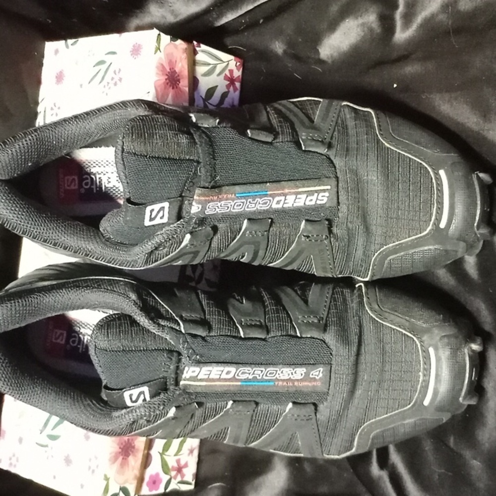 SALOMON Black Athletic Shoes Speedcross 4 Trail Running
